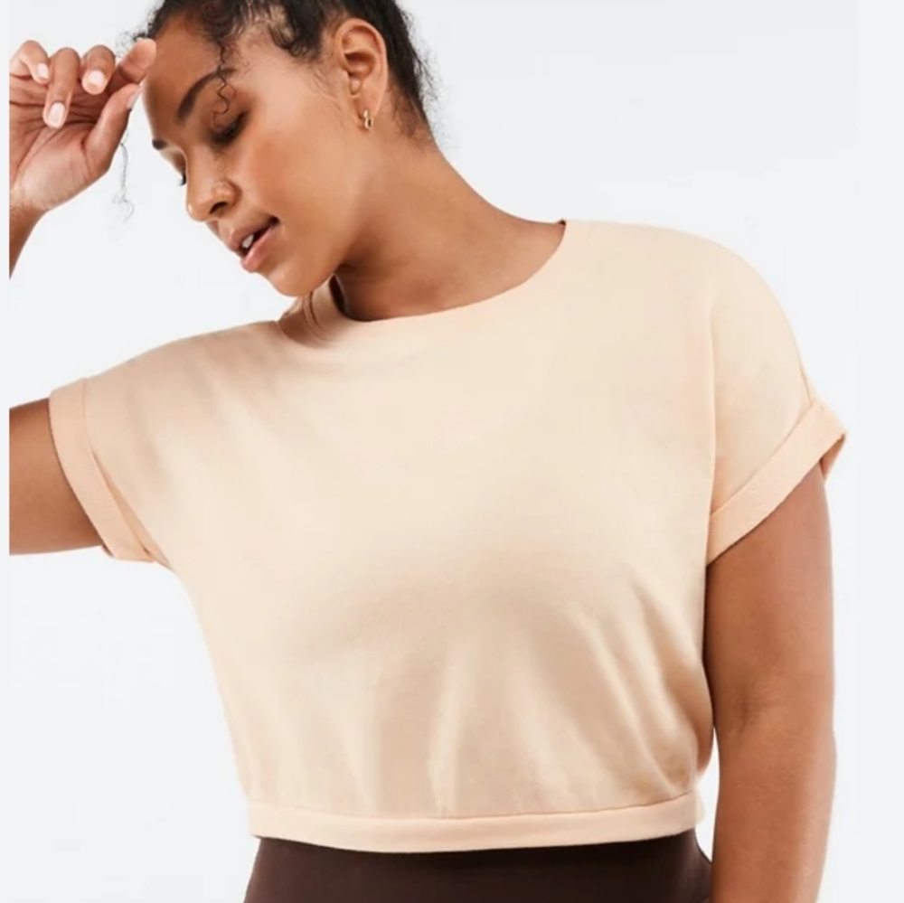 Fabletics Cassie Short Sleeve Sweatshirt